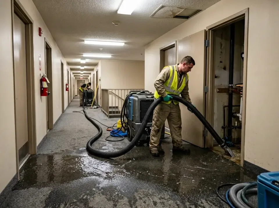 multi-unit-apartment-hallway-f-005 — frequently asked questions, Emergency Burst Pipe Water Extraction & Removal in Spruce P…